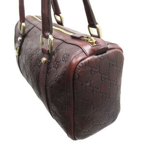 Gucci Handbag Brown Leather GG
